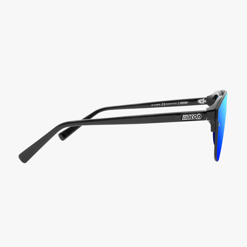 Scicon Occhiali da sole Cover Montatura Nera Lenti Blu 2025