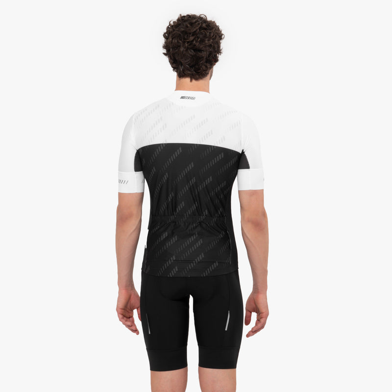 Scicon Maglia Ciclismo X-Over Reflex Nera/Bianca Economico