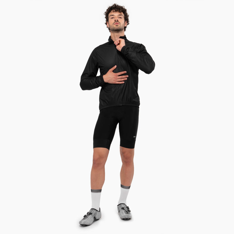 Scicon Mantellina da Ciclismo antipioggia Nero Italia