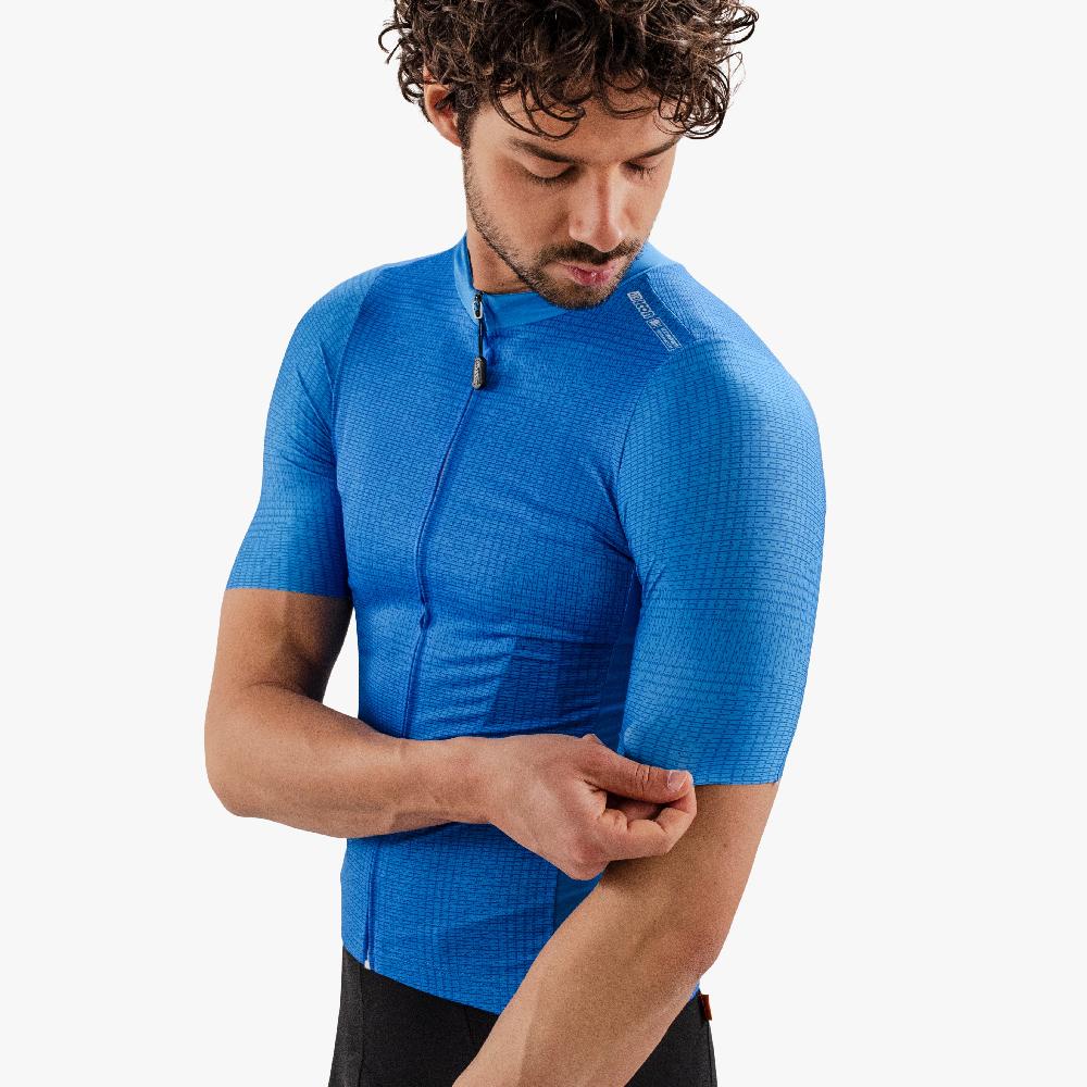 Scicon Maglia Ciclismo 9.5- X-Over Ciano Nuovo