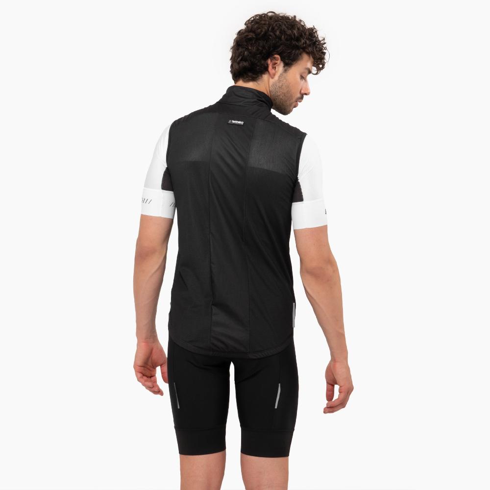 Scicon Gilet Antivento Ciclismo Nero Soddisfazione Garantita