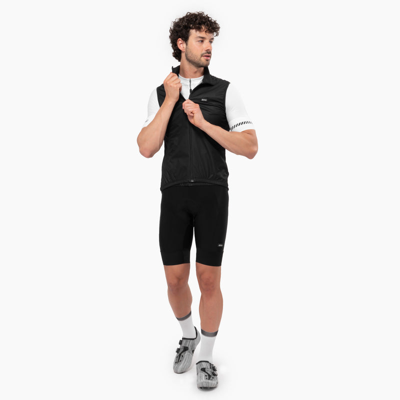 Scicon Gilet Antivento Ciclismo Nero Soddisfazione Garantita