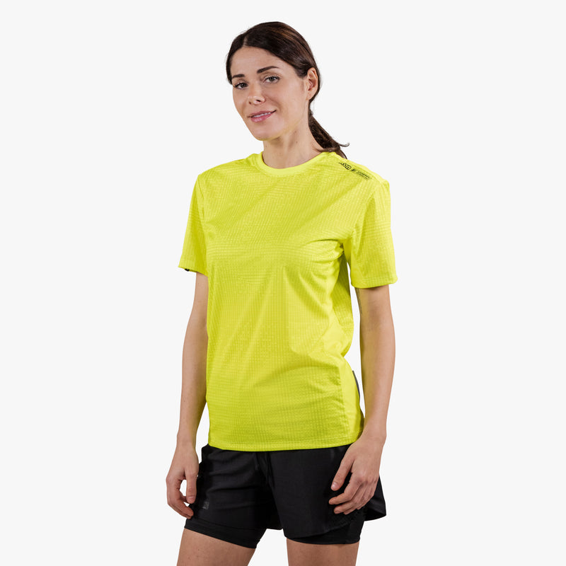 Scicon T-shirt Tecnica X-Over Gialla Fluorescente Qualità Garantita
