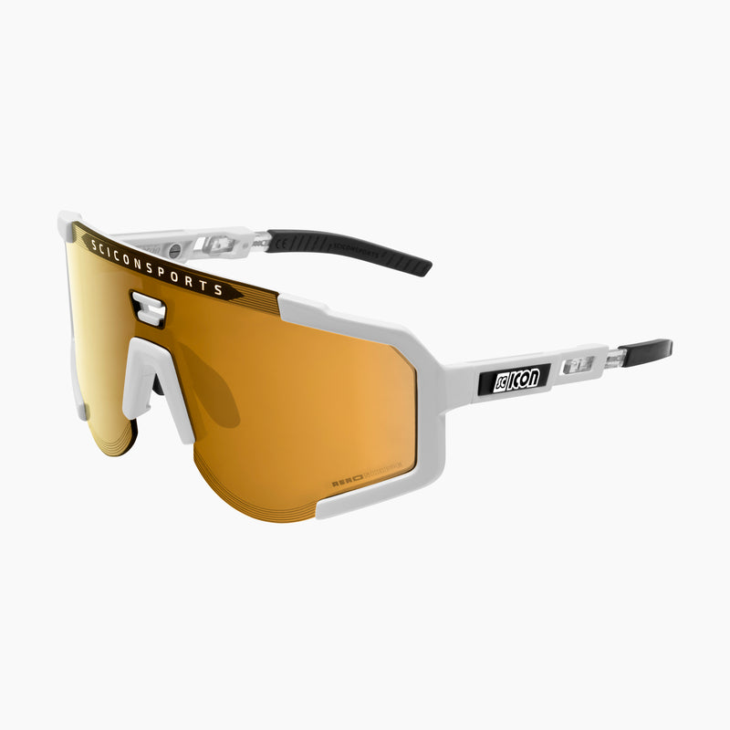 Scicon Occhiali Sportivi Aeroscope Bianco/Bronzo