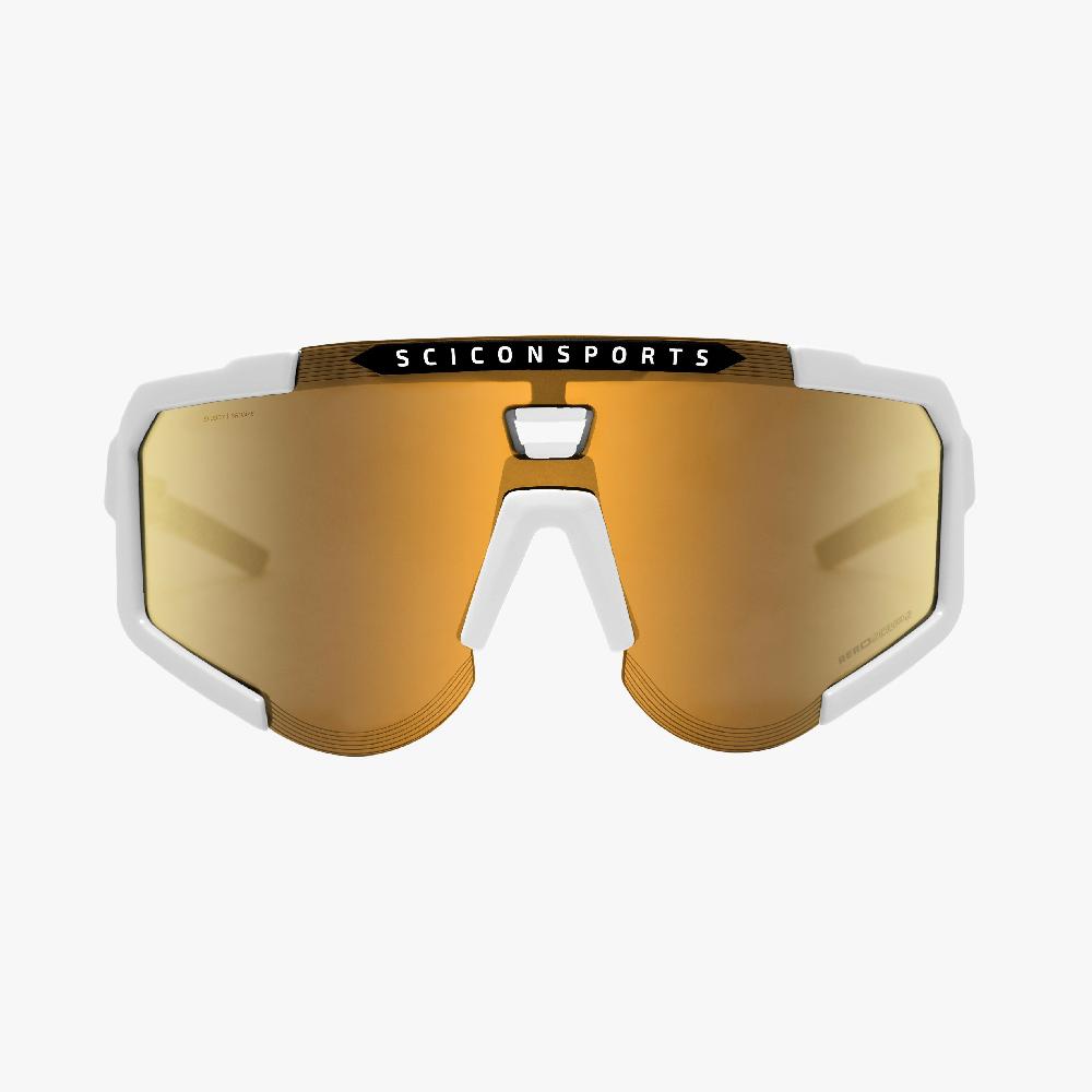 Scicon Occhiali Sportivi Aeroscope Bianco/Bronzo Consegna Veloce