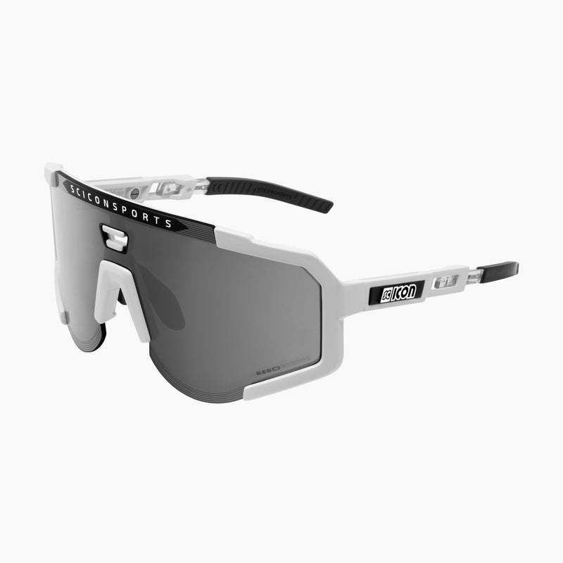 Scicon Occhiali Sportivi Aeroscope Bianco/Argento