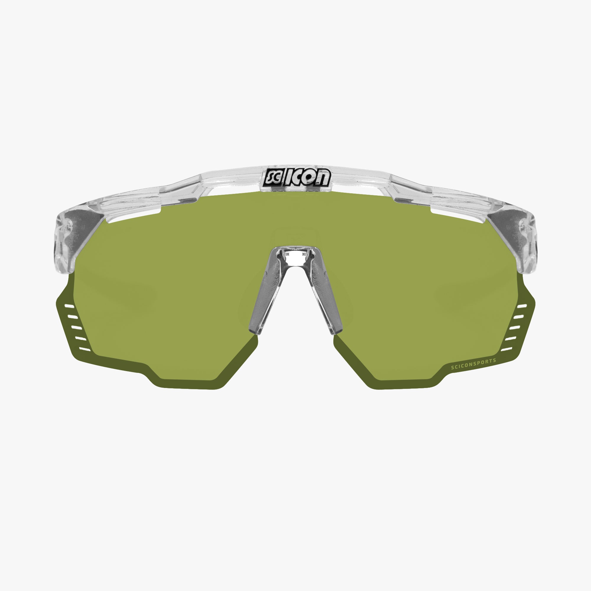 Scicon Occhiali Sportivi Aeroshade Kunken Cristallo/Verde Vendite Flash