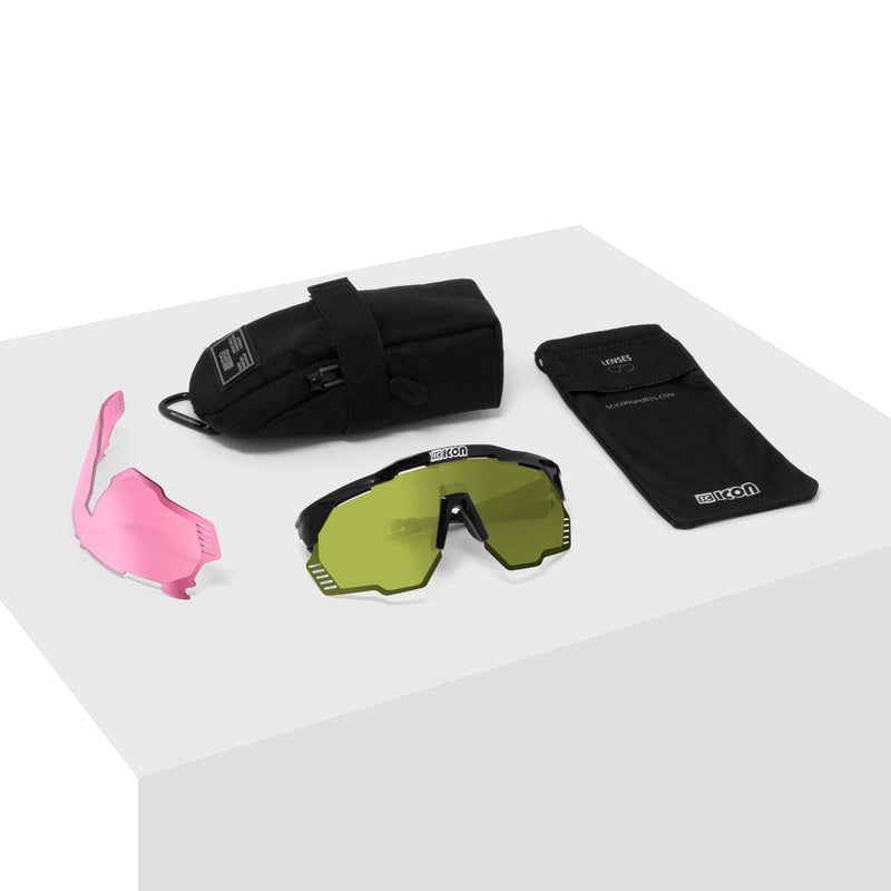 Scicon Occhiali Sportivi Aeroshade Kunken Cristallo/Verde Vendite Flash