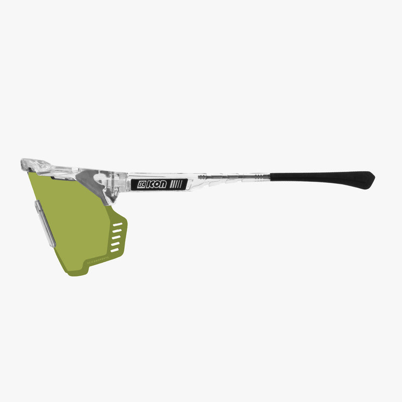 Scicon Occhiali Sportivi Aeroshade Kunken Cristallo/Verde Vendite Flash