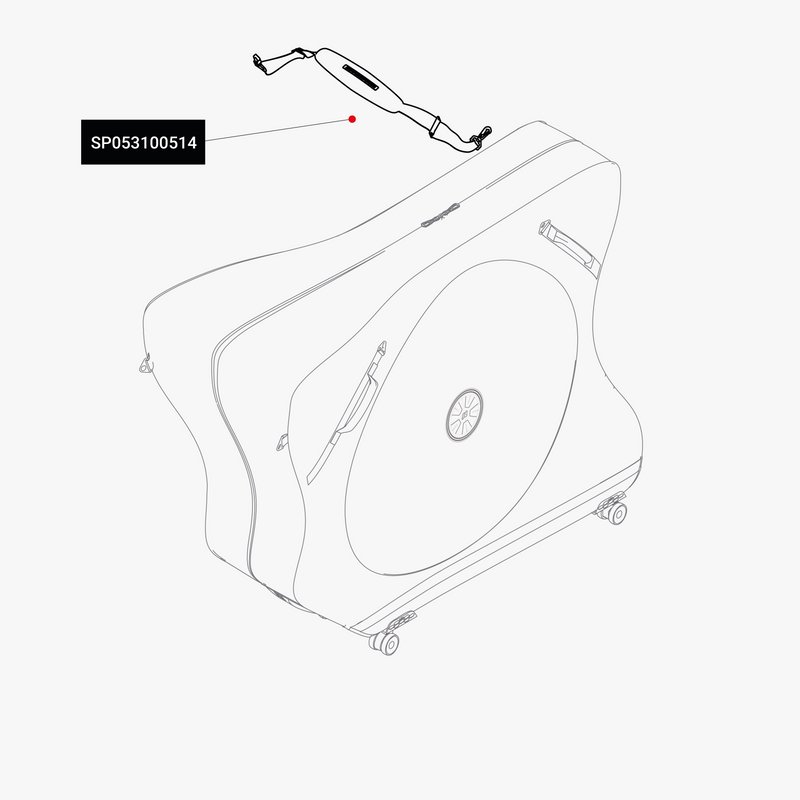 Scicon Cinghia a tracolla per borsa porta bici Nera Shopping Online