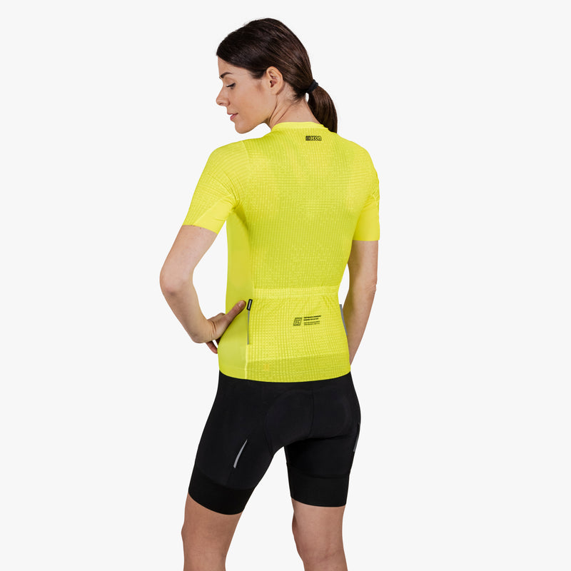 Scicon Maglia Ciclismo Donna 9.5- X-Over Gialla In Vendita