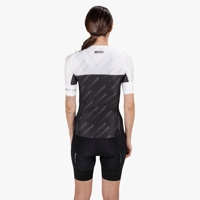 Scicon Maglia Ciclismo Donna X-Over Reflex Nera Saldi
