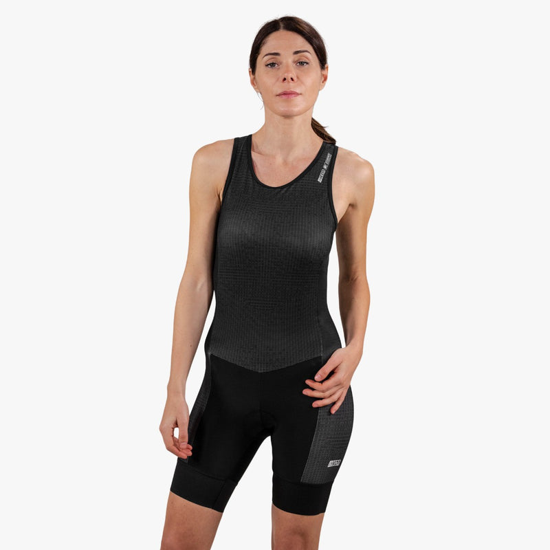 Scicon Body smanicato da Triathlon da donna Nero