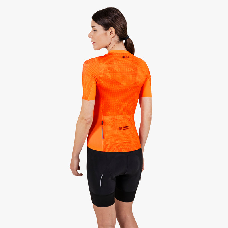 Scicon Maglia Ciclismo Donna 9.5- X-Over Arancione Vendita Economica