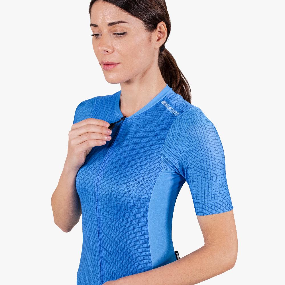 Scicon Maglia Ciclismo Donna 9.5- X-Over Ciano Saldi Di Fabbrica