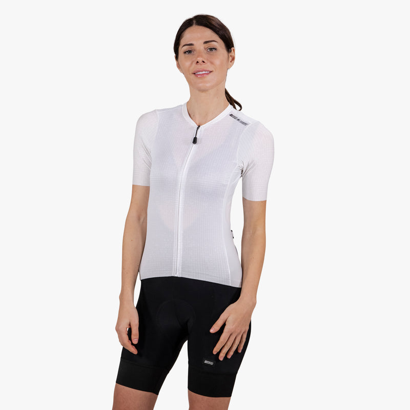 Scicon Maglia Ciclismo Donna 9.5- X-Over Bianca