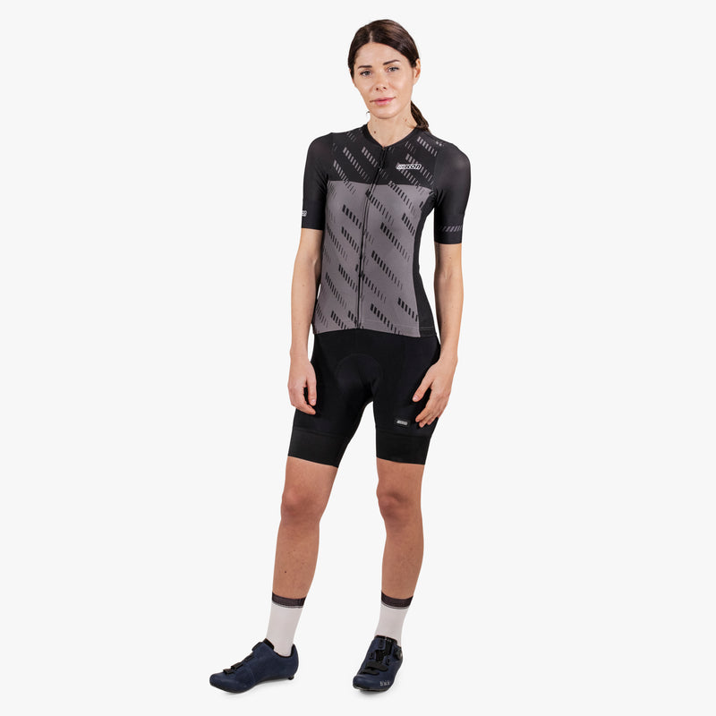 Scicon Maglia Ciclismo Donna X-Over Reflex Nera Negozio