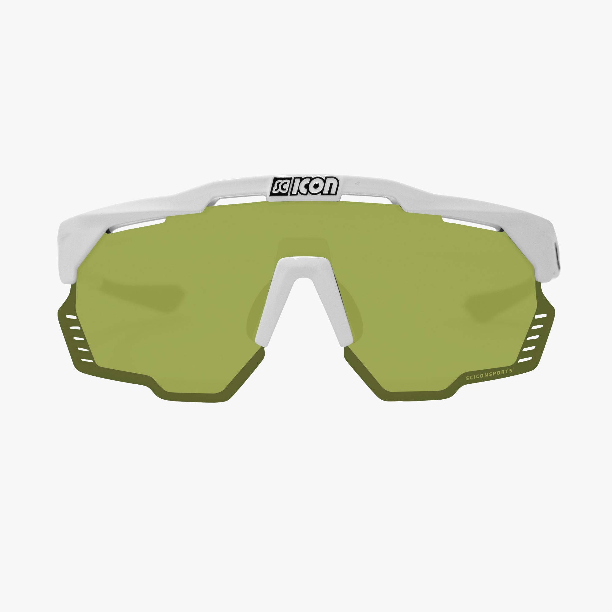 Scicon Occhiali Sportivi Aeroshade Kunken Bianco/Verde In Saldo