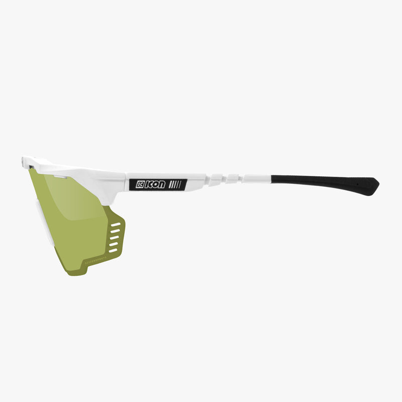 Scicon Occhiali Sportivi Aeroshade Kunken Bianco/Verde In Saldo