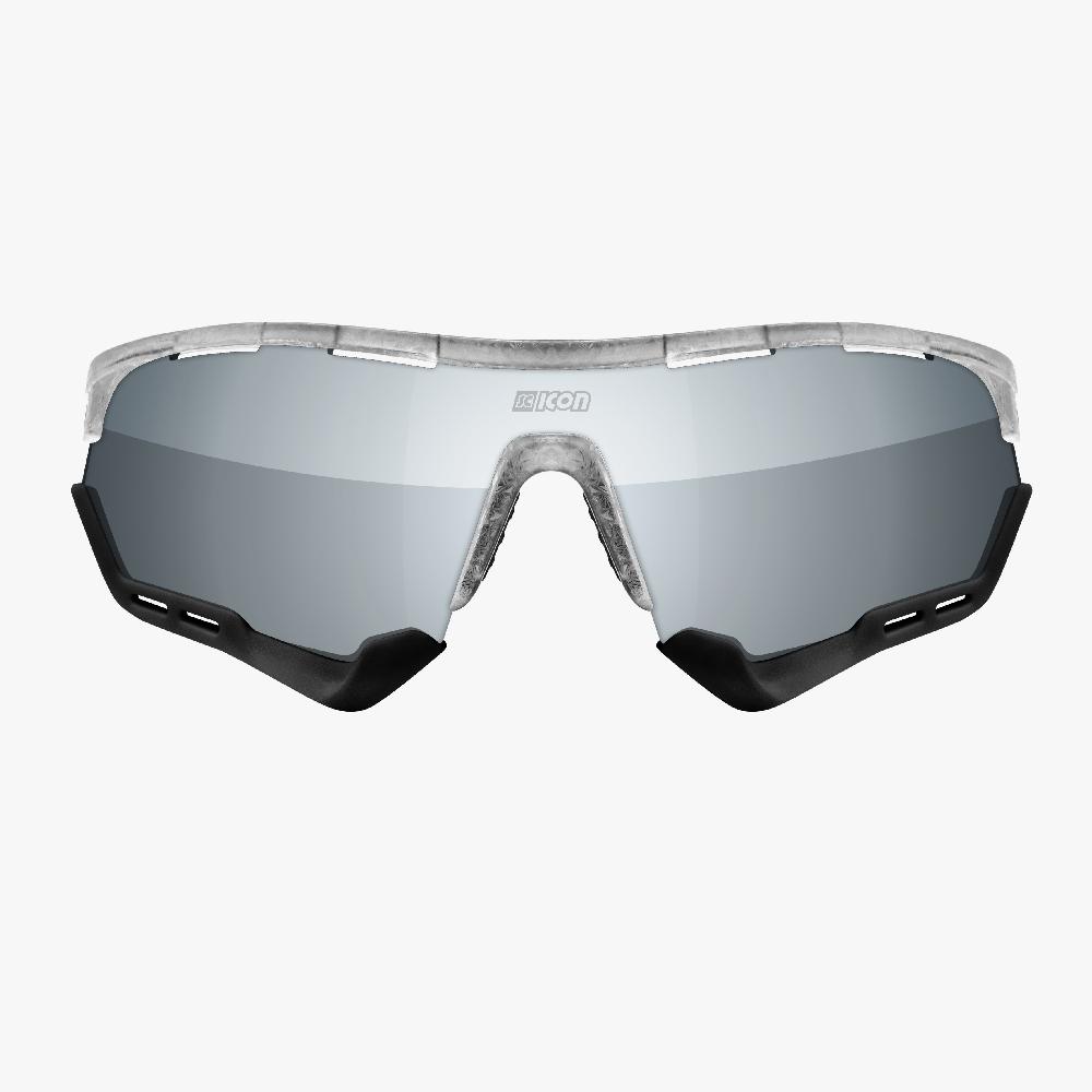Scicon Aerotech XL Occhiali Sportivi Bianco/Argento Novità