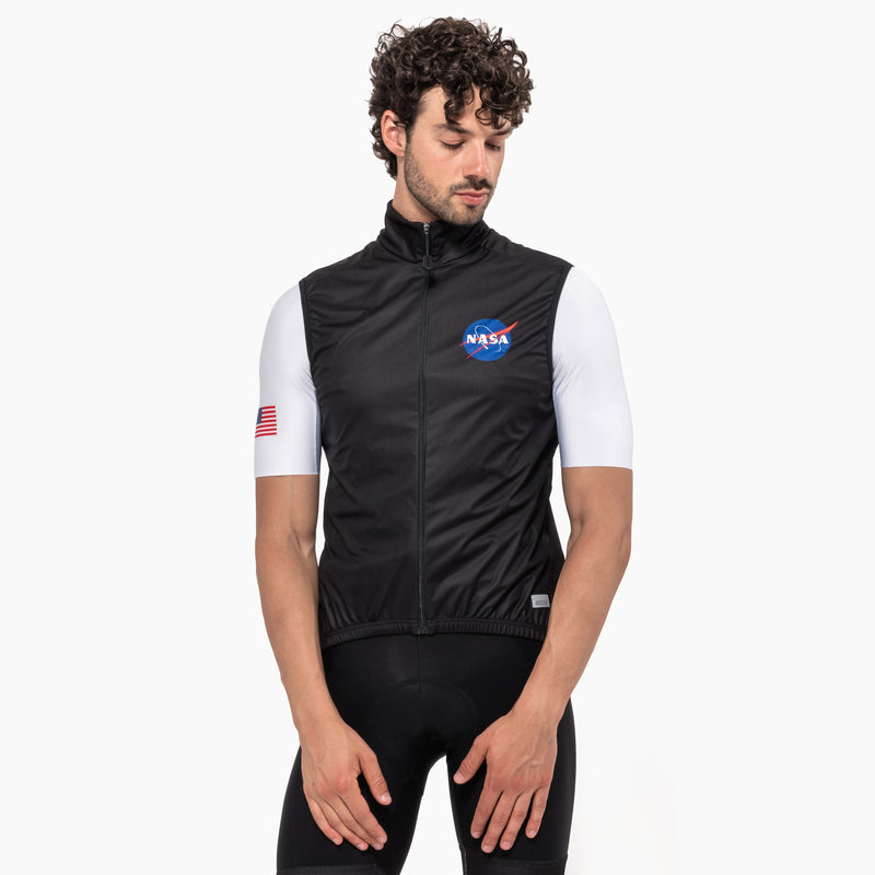 Scicon Gilet Antivento Space Agency01 Nero Vendita Calda
