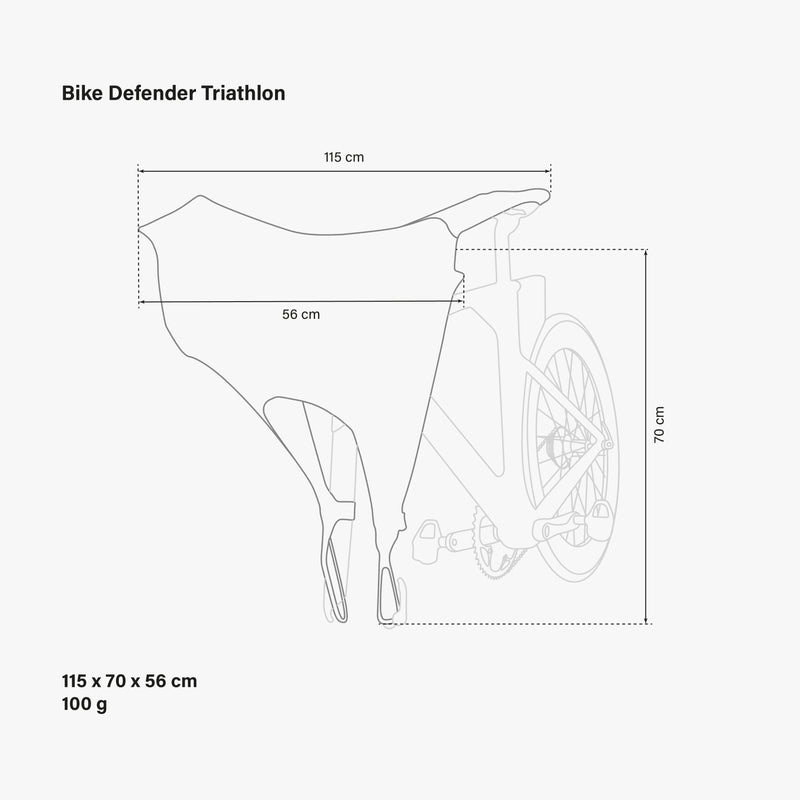 Scicon Copribici Triathlon Tetto Auto Nero Italy