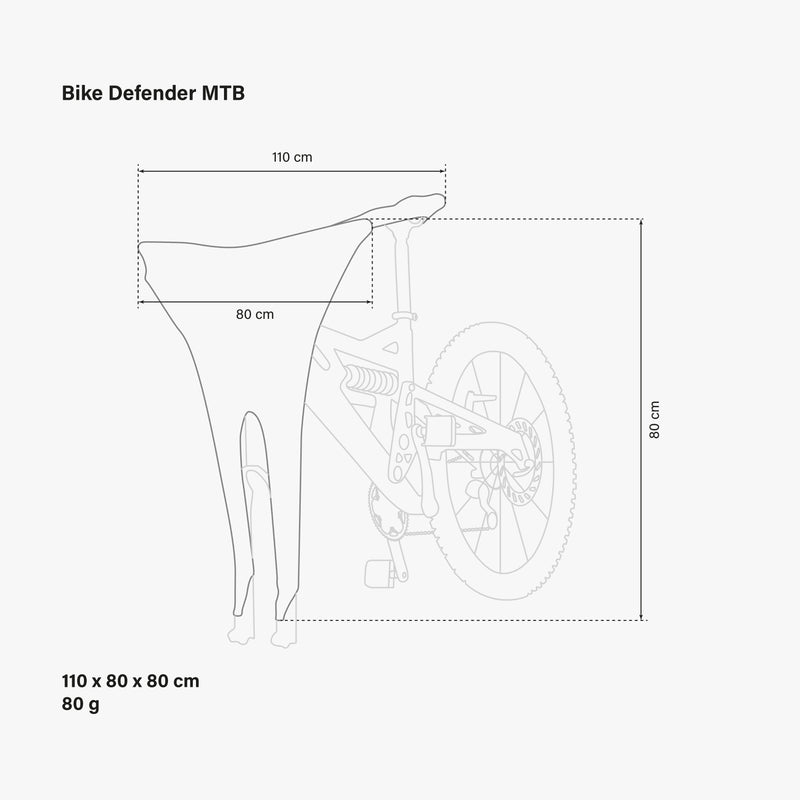 Scicon Copribici Mountain Bike Tetto Auto Nero Italia