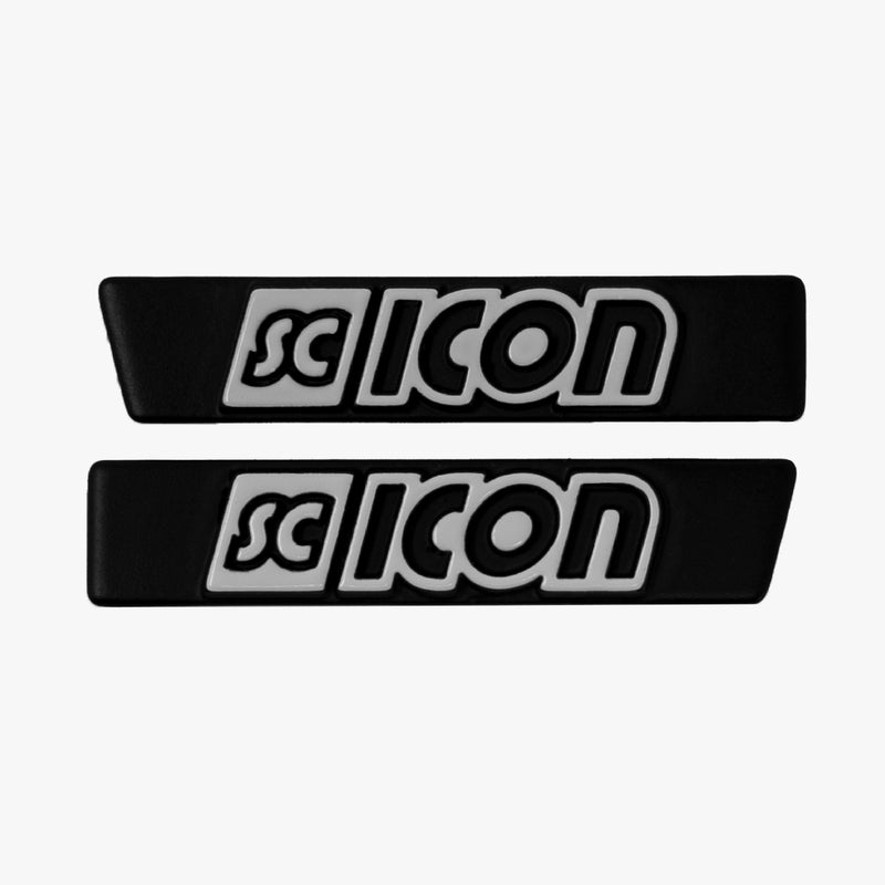 Scicon Logo in metallo per occhiali Scicon Nero/Bianco