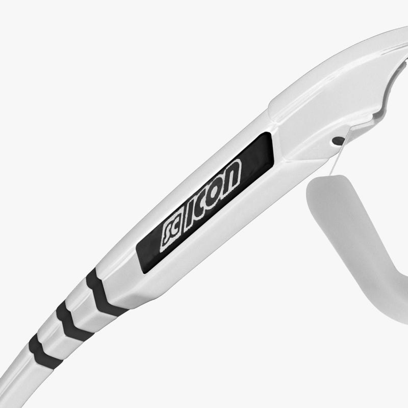 Scicon Logo in metallo per occhiali Scicon Nero/Bianco Saldi Di Fabbrica