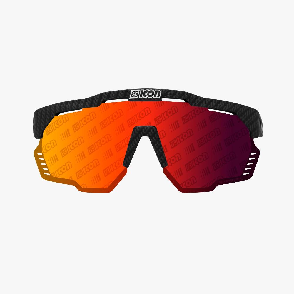 Scicon Occhiali Sportivi Aeroshade Kunken Carbon Opaco/Lenti Rosse Negozio