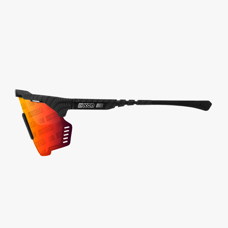 Scicon Occhiali Sportivi Aeroshade Kunken Carbon Opaco/Lenti Rosse Negozio