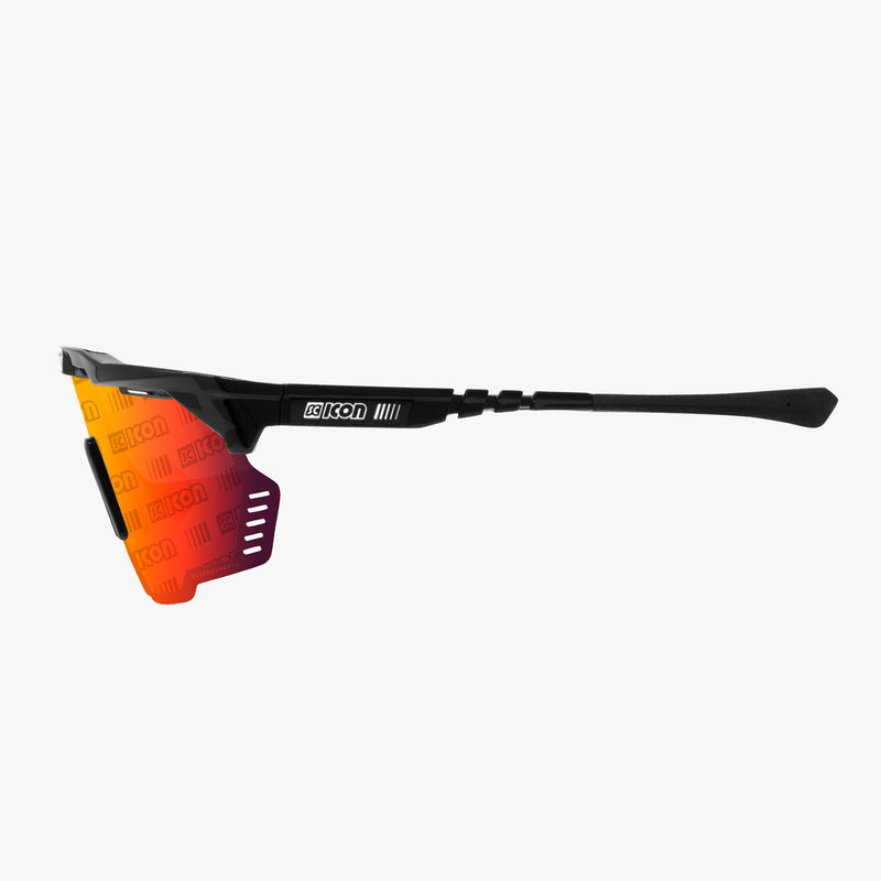 Scicon Occhiali Sportivi Aeroshade Kunken Nero/Rosso Moda