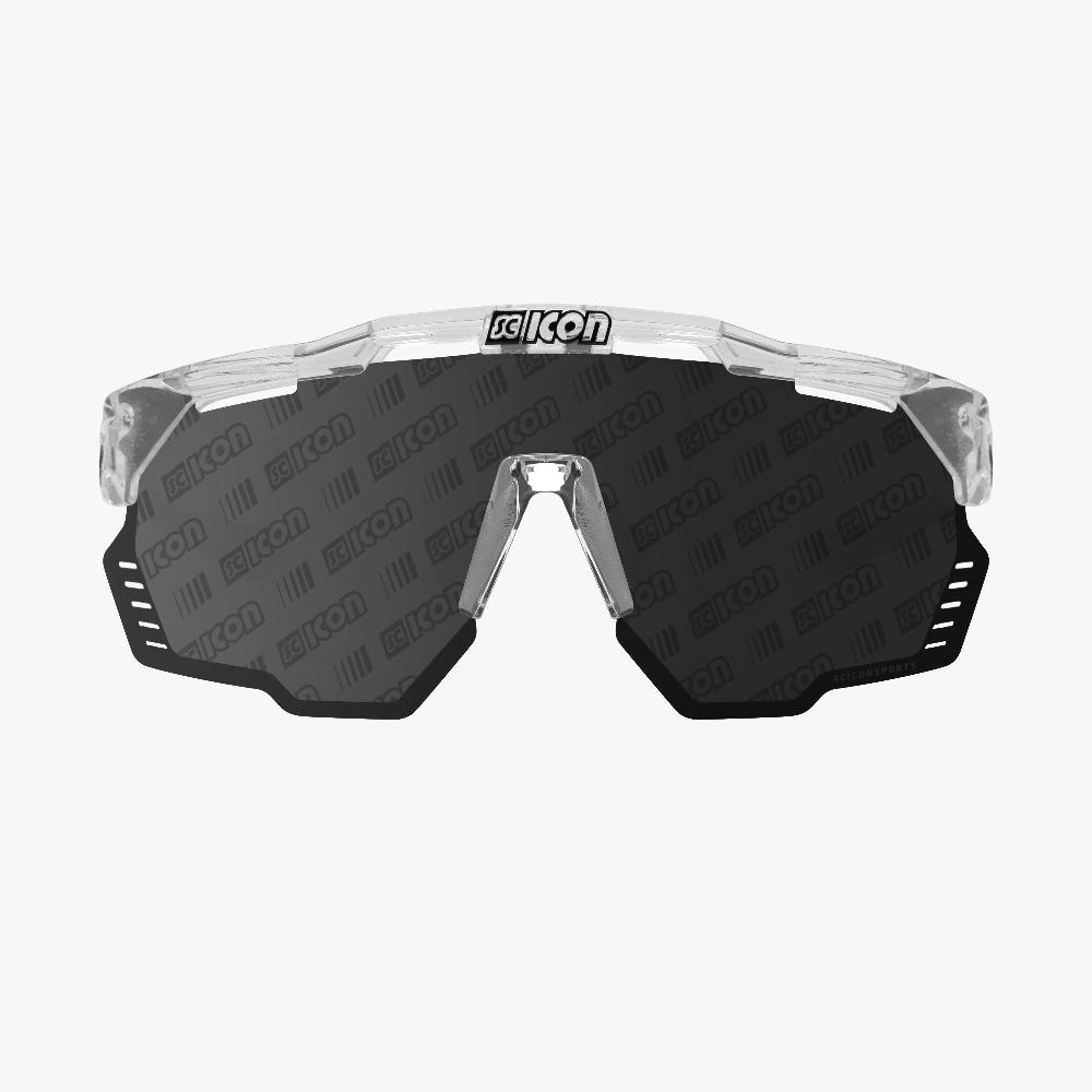 Scicon Occhiali Sportivi Aeroshade Kunken Cristallo/Lenti Argento 2025