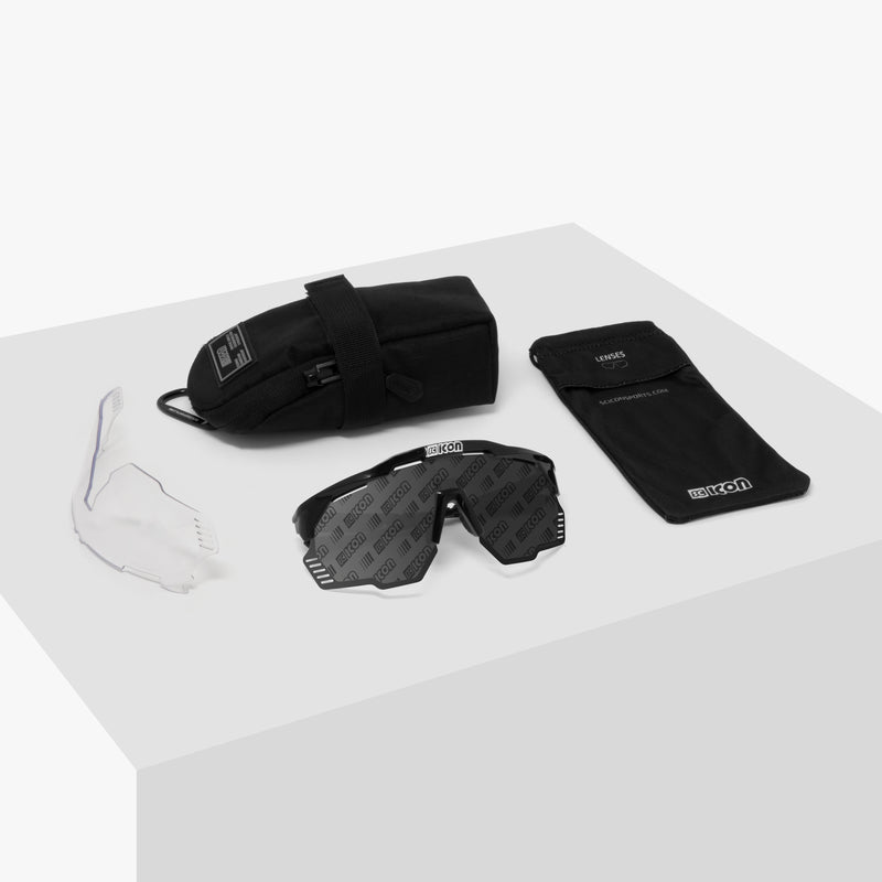 Scicon Occhiali Sportivi Aeroshade Kunken Cristallo/Lenti Argento 2025