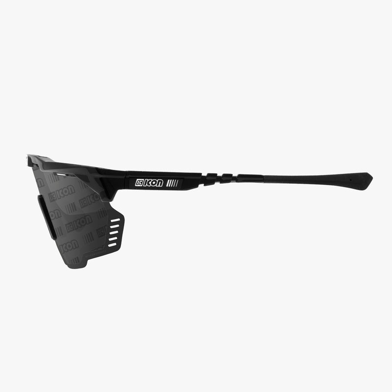 Scicon Occhiali Sportivi Aeroshade Kunken Nero/Lenti Argento In Linea