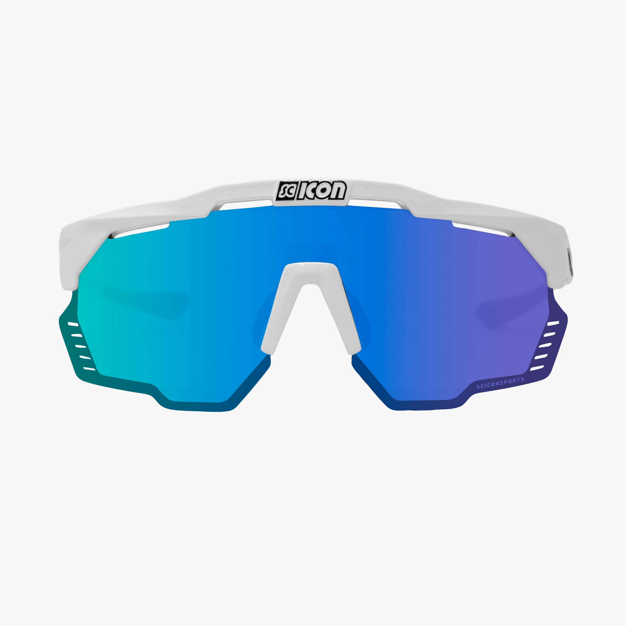 Scicon Aeroshade Kunken Occhiali Ciclismo Bianco/Blu Novità