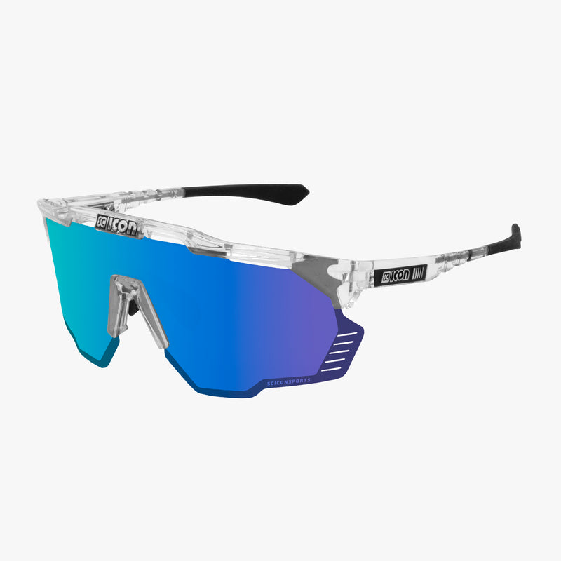 Scicon Aeroshade Kunken Occhiali Ciclismo Cristallo/Blu