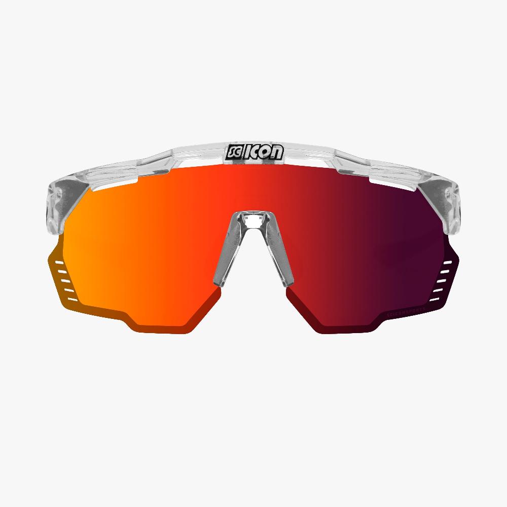Scicon Aeroshade Kunken Occhiali Ciclismo Cristallo/Rosso Offerta