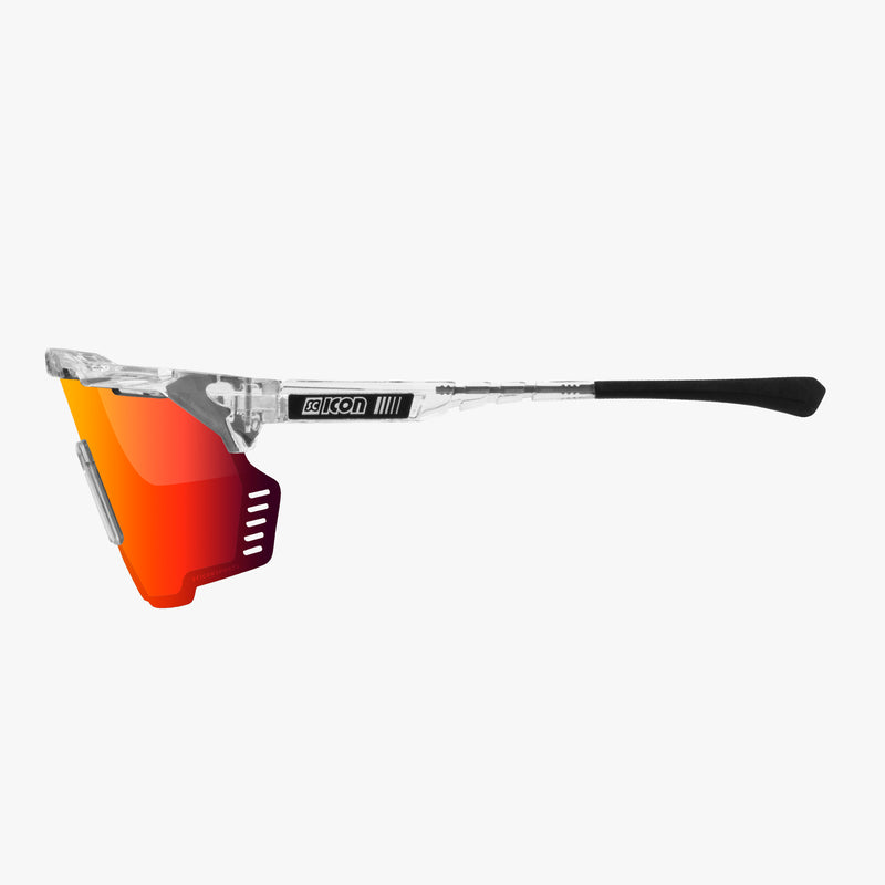 Scicon Aeroshade Kunken Occhiali Ciclismo Cristallo/Rosso Offerta
