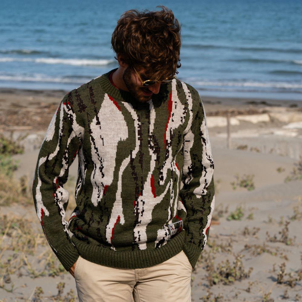 ﻿Seay / Maglione Allover Wood Tonga 2025