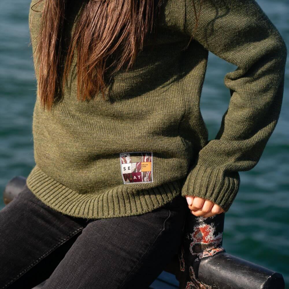 Seay / Maglione Sea Turtle Tonga Nuovo