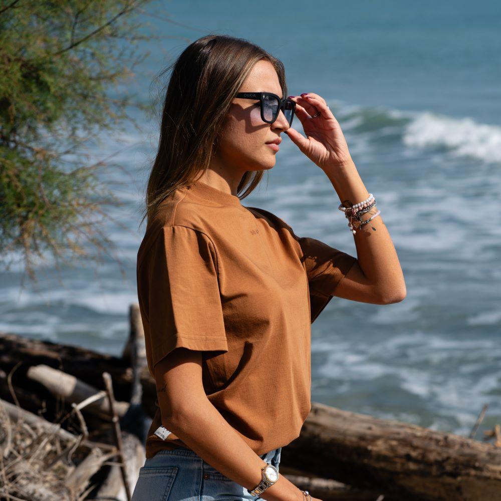 Seay / T-Shirt Biscotto Delavé Italia