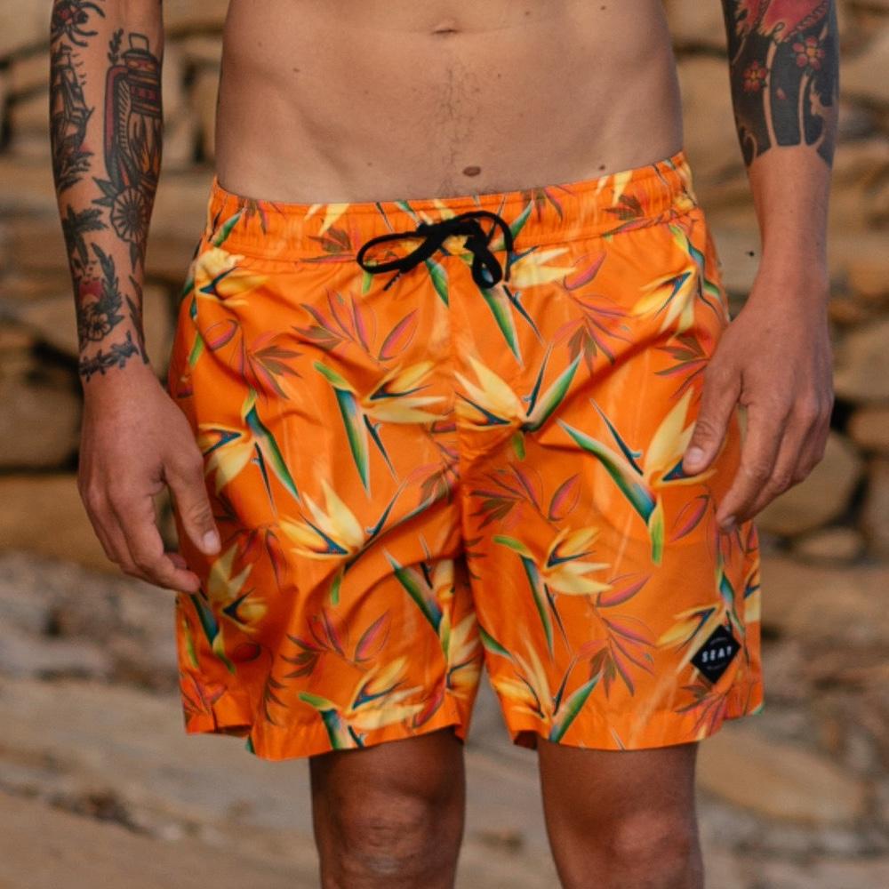 Seay / Costume da Bagno Medio Arancione Bird of Paradise Negozi Online