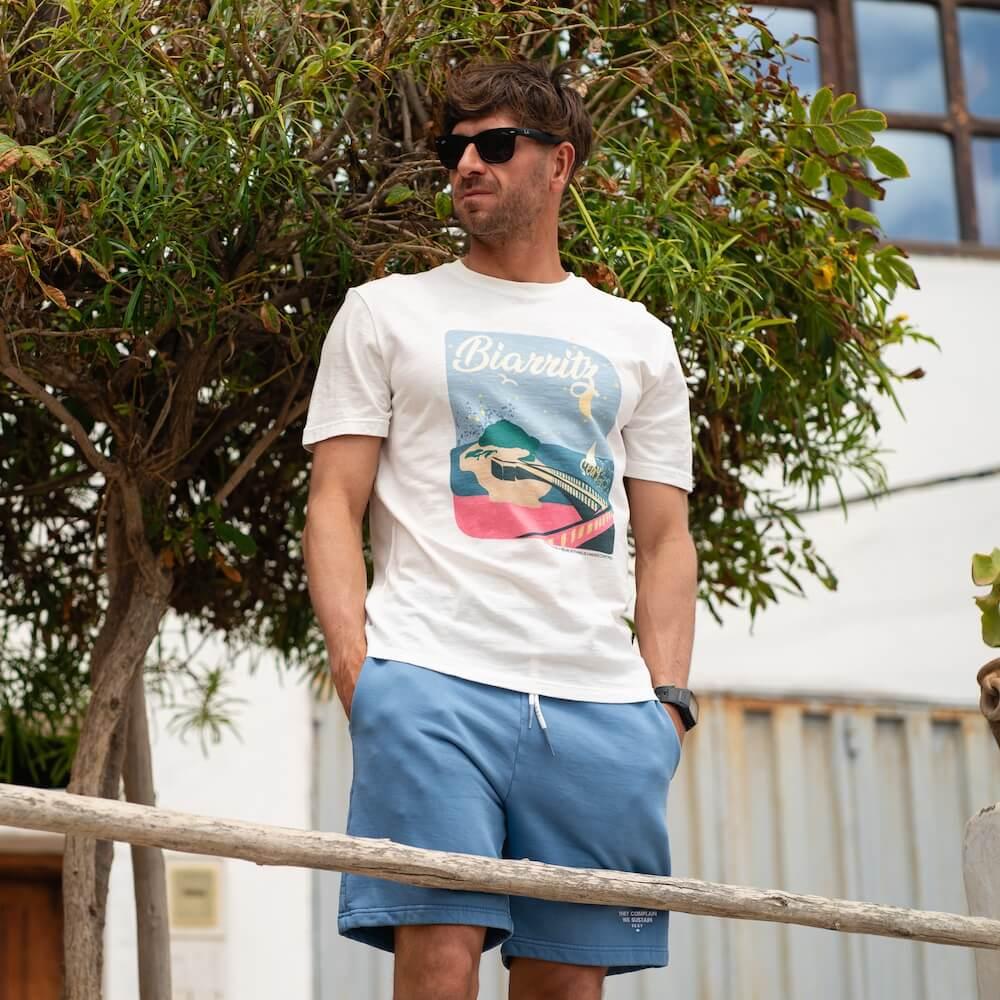 Seay / T-Shirt Bianca Biarritz Soddisfazione Garantita