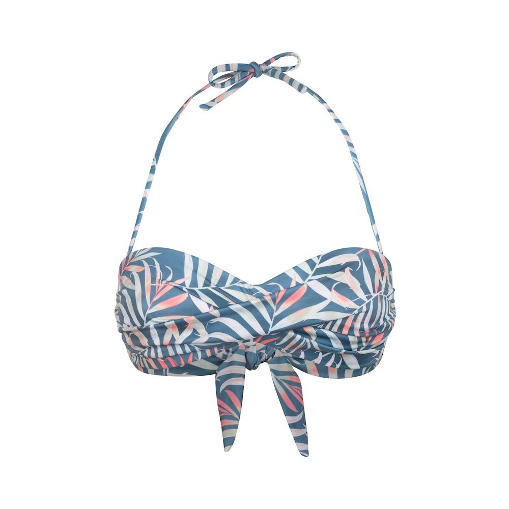 Seay / Fascia Bikini Spalline Removibili Blu Bamboo Affare Del Giorno