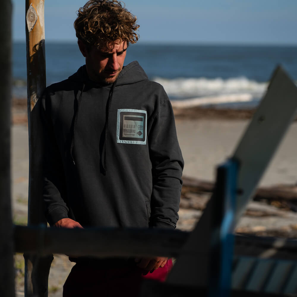 Seay / Felpa con Cappuccio Nera Siargao Pezzi Unici
