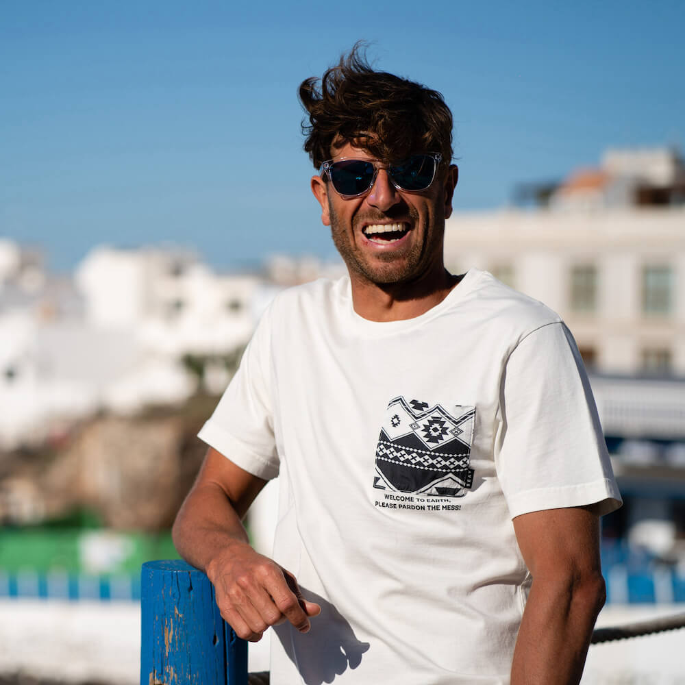 Seay / T-Shirt Bianco Naturale Kaleo Unisex Economico