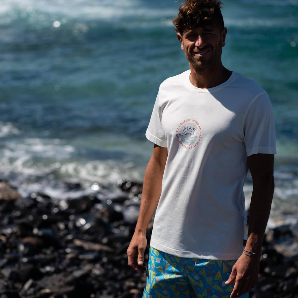 Seay / T-Shirt Bianco Naturale Kaleo Outlet