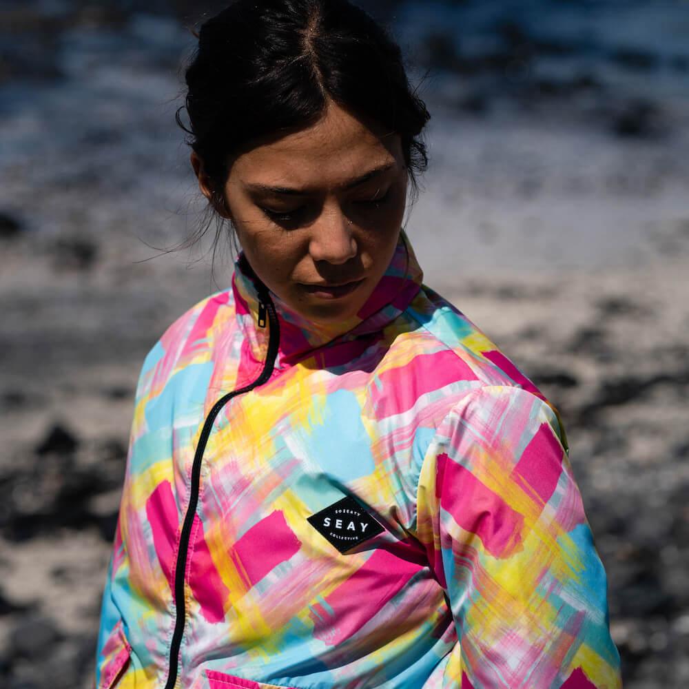 Seay / Windbreaker Fucsia Blu Bali Moda