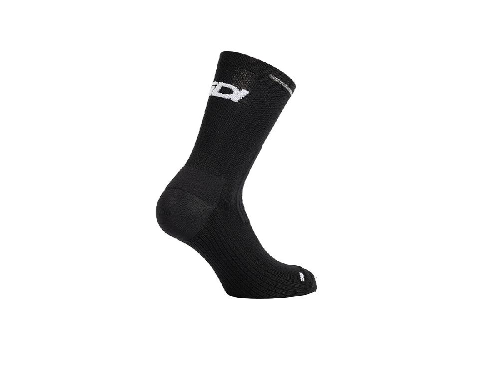 Sidi CALZINI VISIBILIS - 20 CM - black/white logo / Regular / 35/39